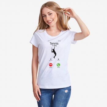 Ženska majica Tennis is calling - D-W-656