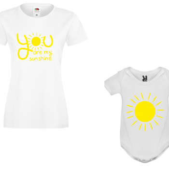 Set za mamu i dijete You are my sunshine Set za mamu i dijete You are my sunshine