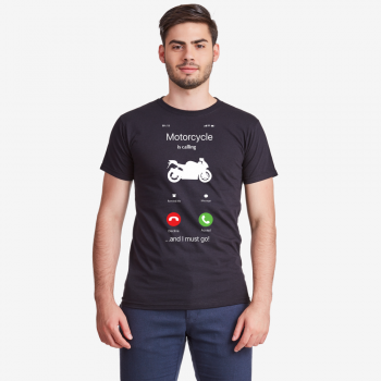 Muška crna majica Motocycle is calling... Muška crna majica Motocycle is calling...