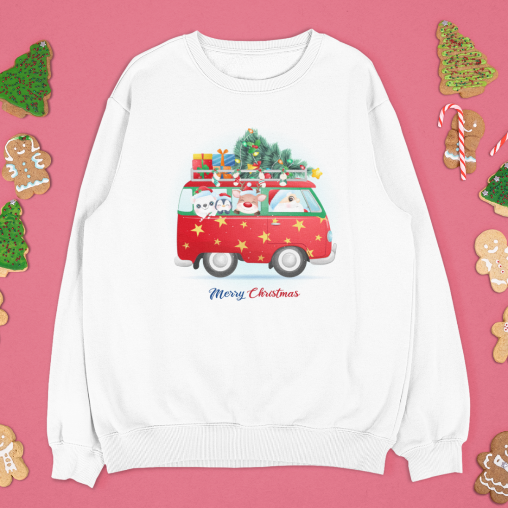 Božićna bluza u veličinama za odrasle i djecu Camp Christmas Božićna bluza u veličinama za odrasle i djecu Camp Christmas