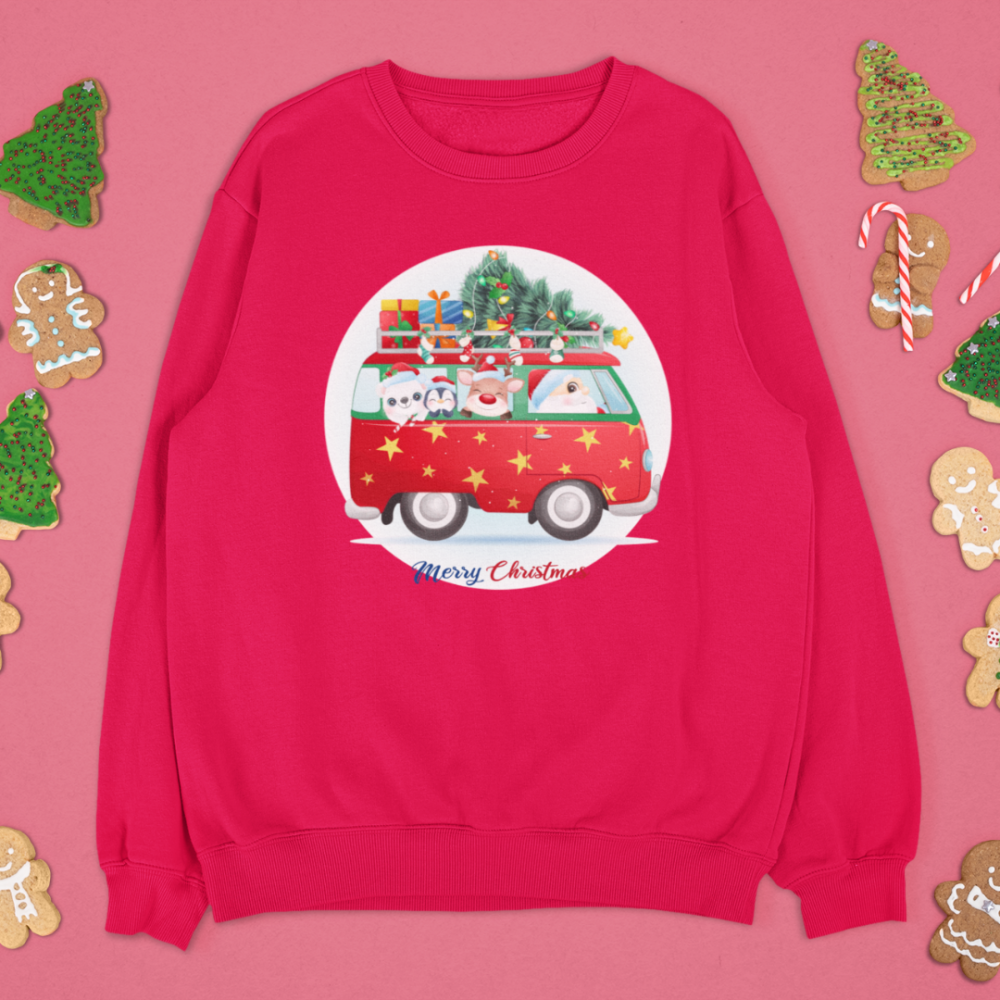 Božićna bluza u veličinama za odrasle i djecu Camp Christmas Božićna bluza u veličinama za odrasle i djecu Camp Christmas