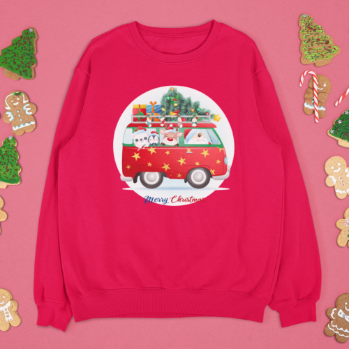 Božićna bluza u veličinama za odrasle i djecu Camp Christmas Božićna bluza u veličinama za odrasle i djecu Camp Christmas