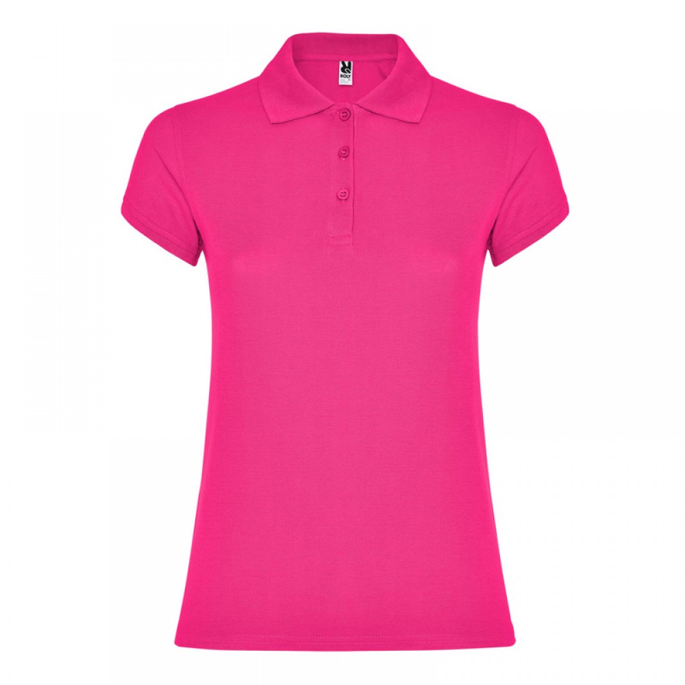 Ženska polo majica od 100% pamuka u ružičastoj boji