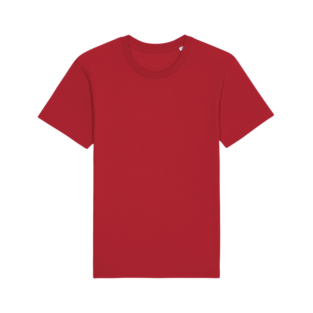 Muška majica kratkih rukava ROCKER 100% organski pamuk u veličinama 4XL i 5XL crvena