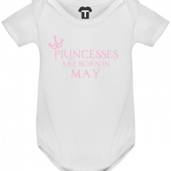 Dječji bodi Princesses Are Born In May Dječji bodi Princesses Are Born In May