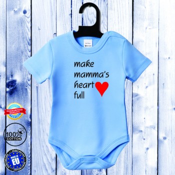 Dječji bodi Make mamma's heart full Dječji bodi Make mamma's heart full