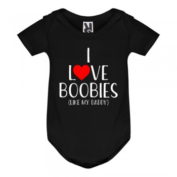 Dječji body u različitim bojama I love boobies Dječji body u različitim bojama I love boobies