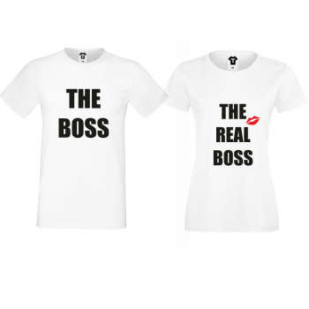 Majice za parove The Boss The Real Boss