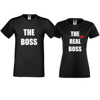 Majice za parove The Boss The Real Boss