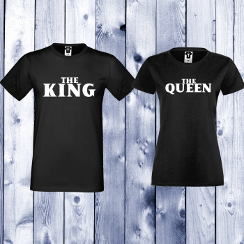 Majice za parove The Queen and The King