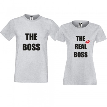 Majice za parove The Boss The Real Boss