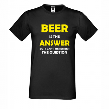 Muška majica Beer is the Answer Muška majica Beer is the Answer