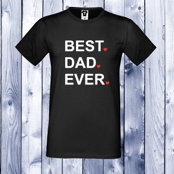 Muška majica BEST DAD EVER. Muška majica BEST DAD EVER.