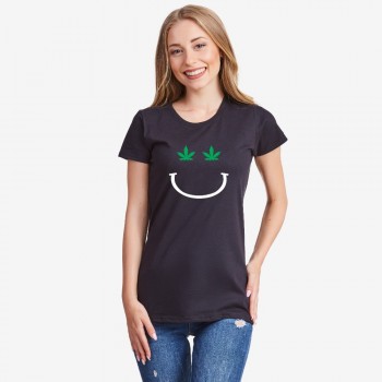 Ženska crna majica Mary J Smile Ženska crna majica Mary J Smile