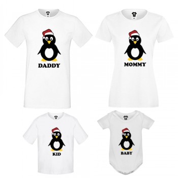 Obiteljski komplet u bijeloj ili crnoj boji Penguin Family Obiteljski komplet u bijeloj ili crnoj boji Penguin Family