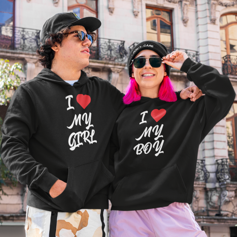 Dukserice za parove I Love My Boy Dukserice za parove I Love My Boy