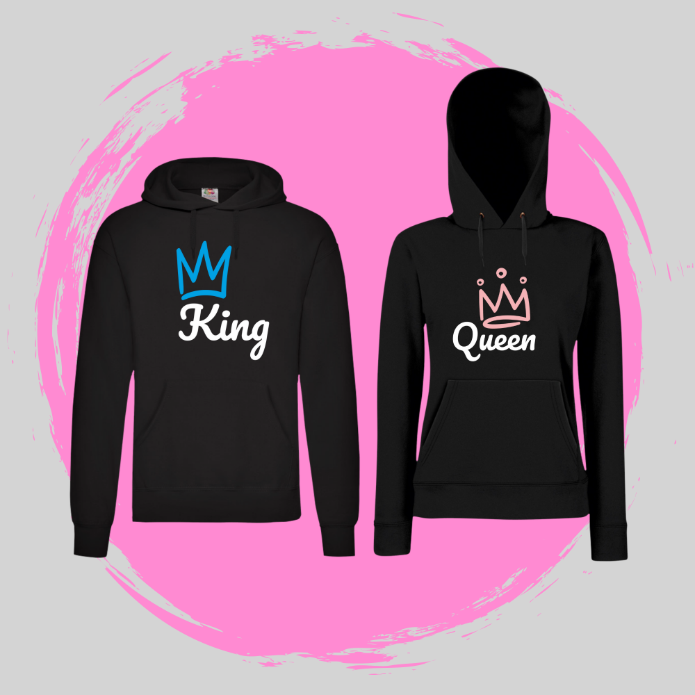 Dukserice za parove King & Queen 6 Dukserice za parove King & Queen 6