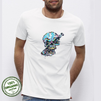 Мъжка сива тениска Vegetarian - D-M-252G Мъжка сива тениска Vegetarian - D-M-252G