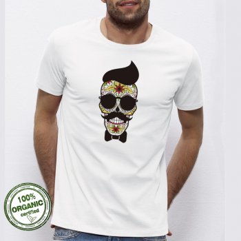 Muška majica Hipster Skull Muška majica Hipster Skull