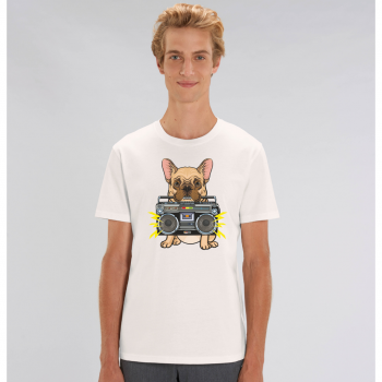 Mu&scaron;ka majica od 100% organskog pamuka u bijeloj boji Most Wanted Dog