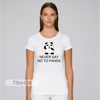 Ženska majica Never Say No to Panda Ženska majica Never Say No to Panda